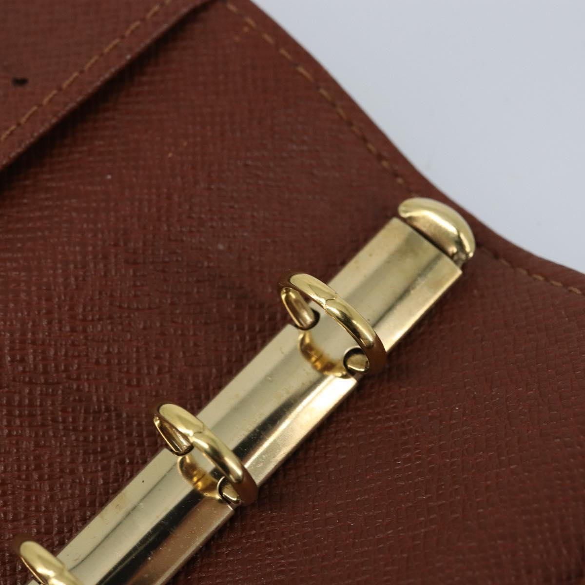 LOUIS VUITTON Monogram Agenda PM Day Planner Cover R20005 LV Auth BAZ313A
