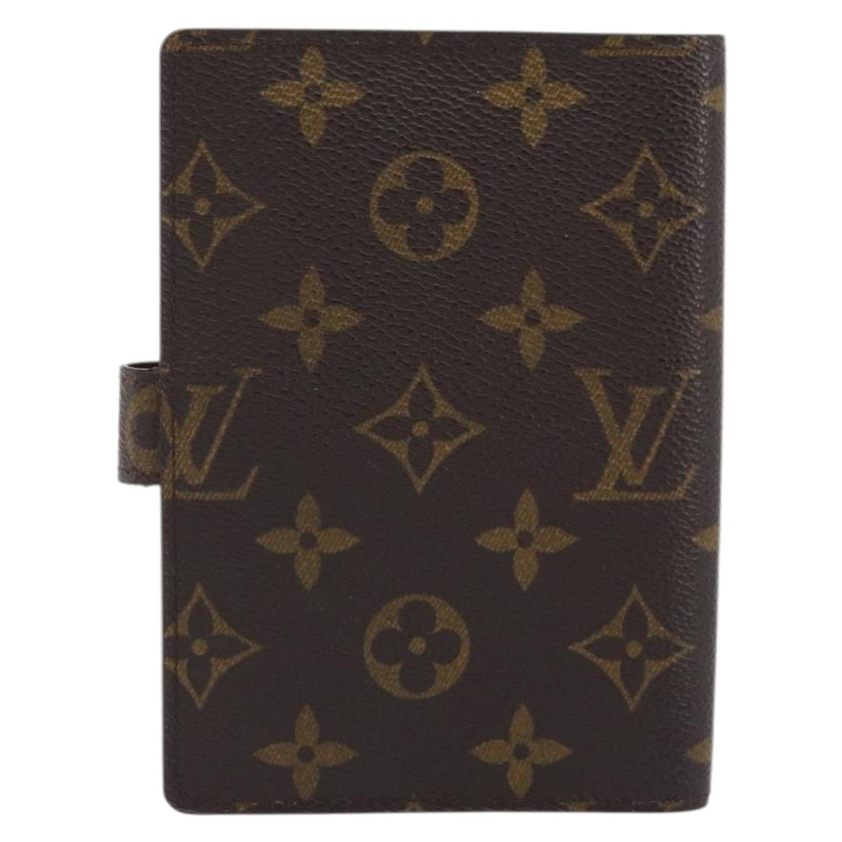 LOUIS VUITTON Monogram Agenda PM Day Planner Cover R20005 LV Auth BAZ313A