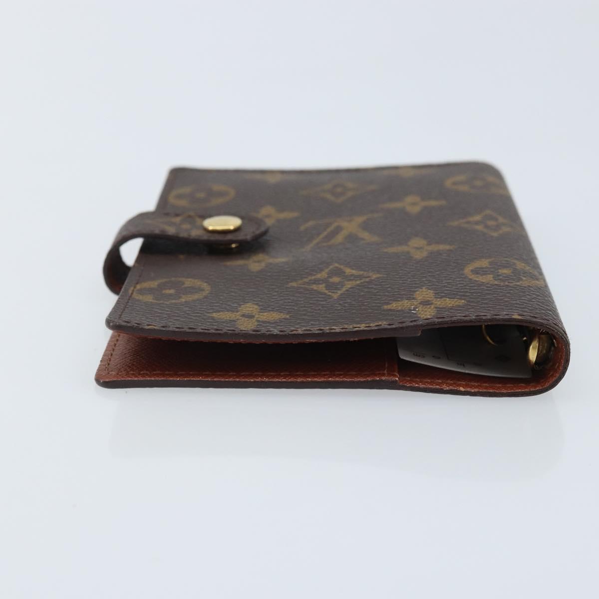 LOUIS VUITTON Monogram Agenda PM Day Planner Cover R20005 LV Auth BAZ313A