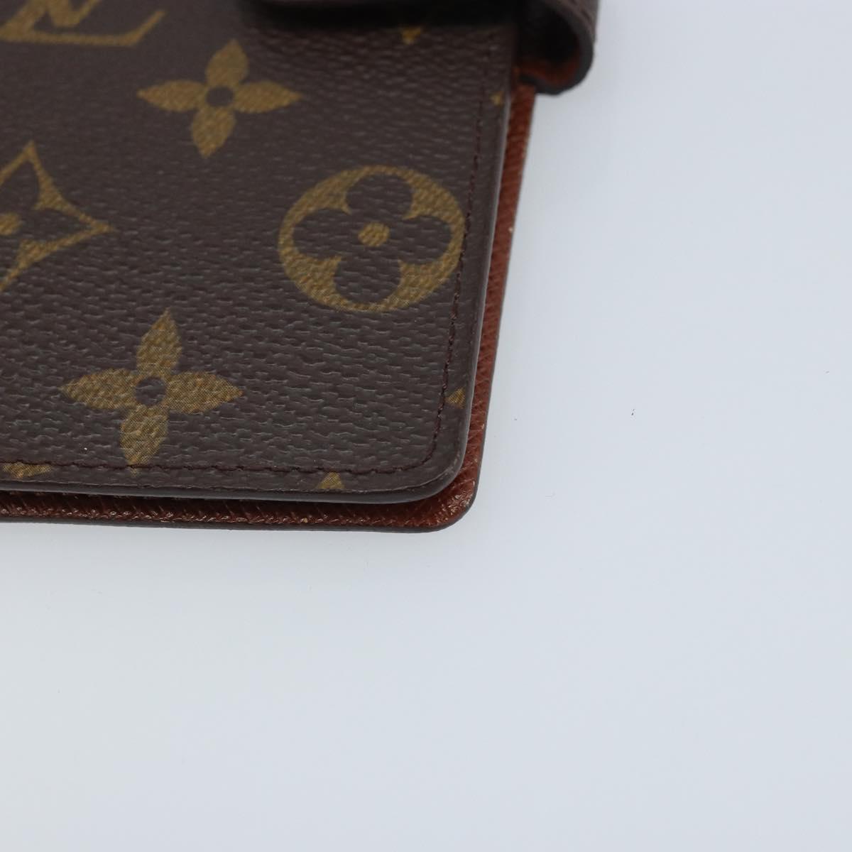 LOUIS VUITTON Monogram Agenda PM Day Planner Cover R20005 LV Auth BAZ313A