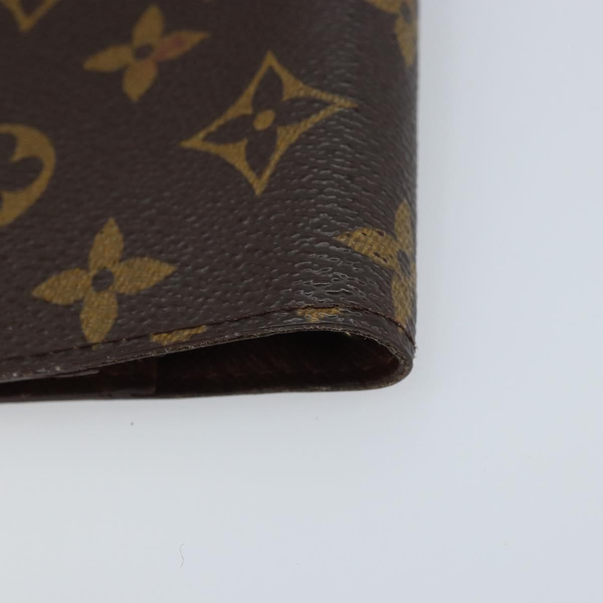 LOUIS VUITTON Monogram Agenda PM Day Planner Cover R20005 LV Auth BAZ314