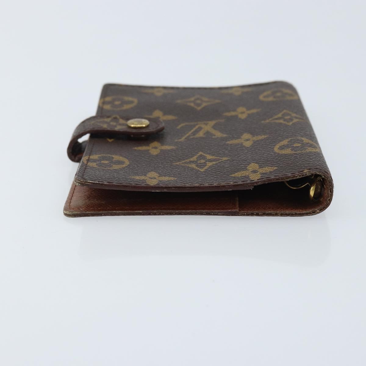 LOUIS VUITTON Monogram Agenda PM Day Planner Cover R20005 LV Auth BAZ314