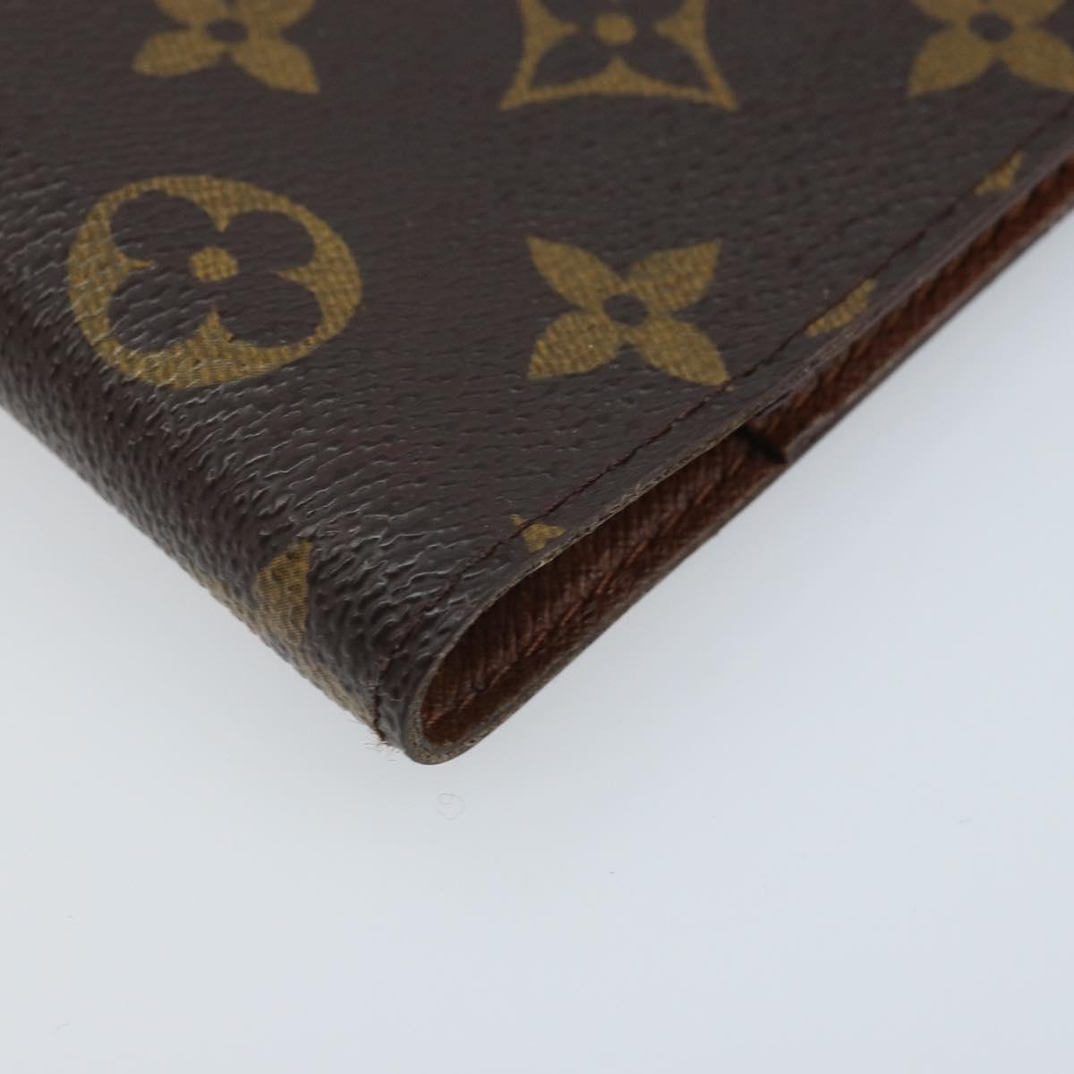 LOUIS VUITTON Monogram Agenda PM Day Planner Cover R20005 LV Auth BAZ314