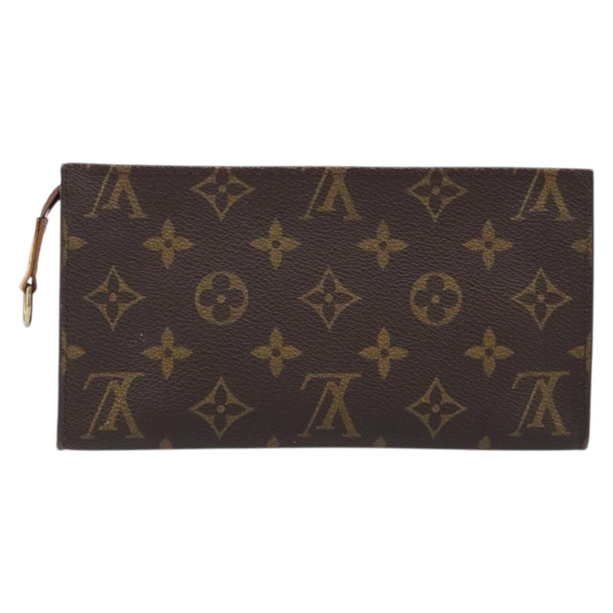 LOUIS VUITTON Monogram Bucket GM Accessory Pouch LV Auth BAZ319