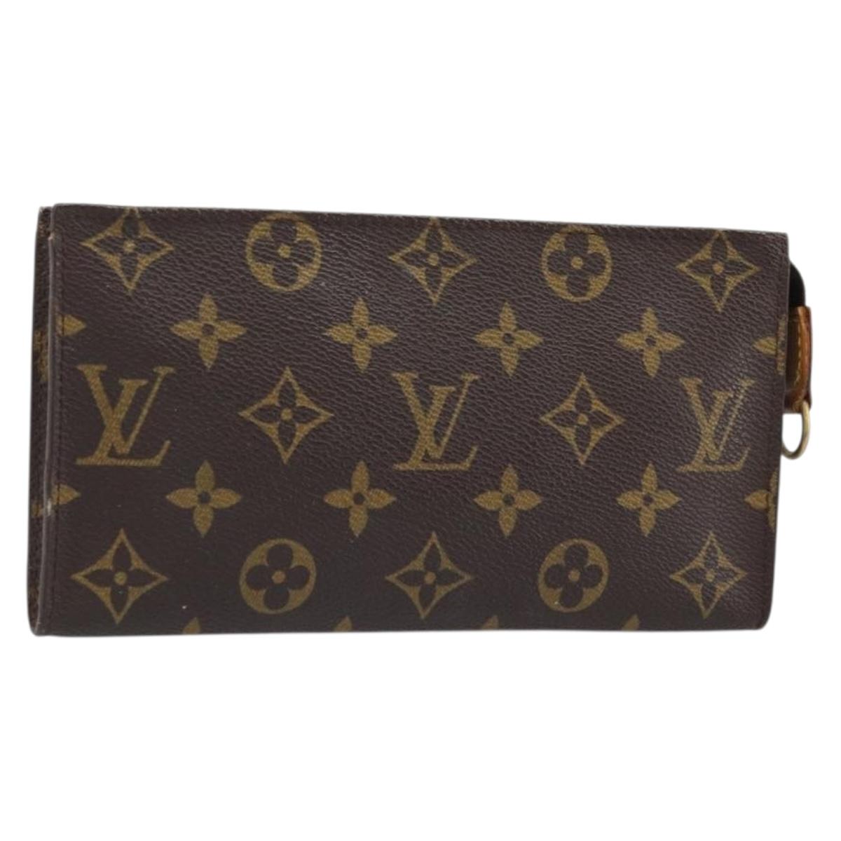 LOUIS VUITTON Monogram Bucket GM Accessory Pouch LV Auth BAZ320