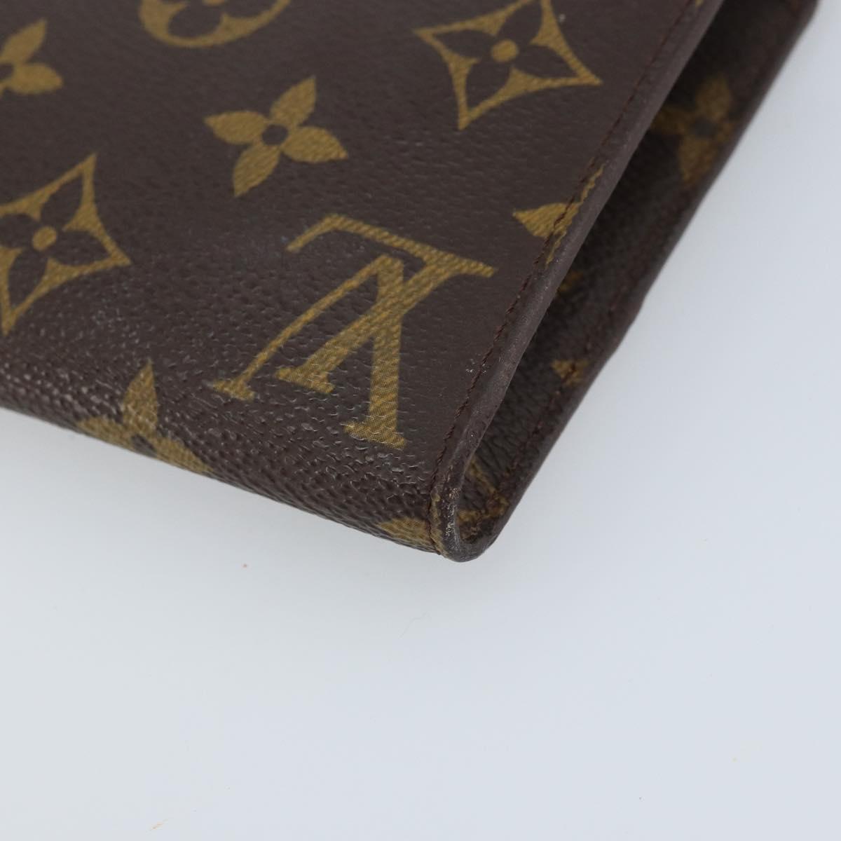 LOUIS VUITTON Monogram Bucket GM Accessory Pouch LV Auth BAZ320