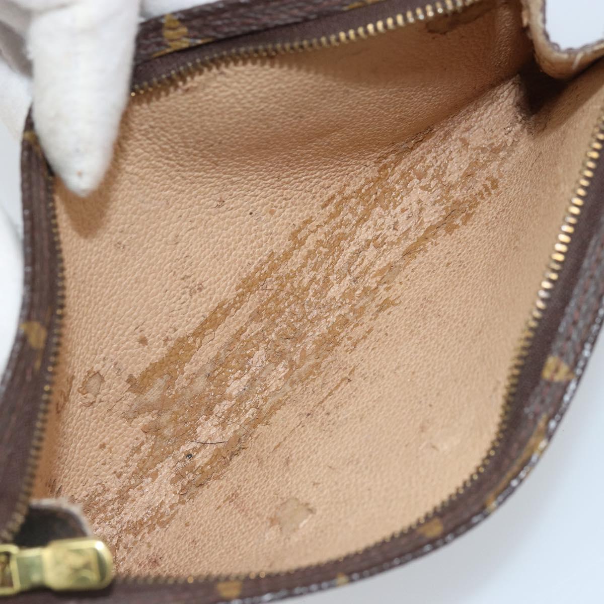 LOUIS VUITTON Monogram Bucket GM Accessory Pouch LV Auth BAZ320