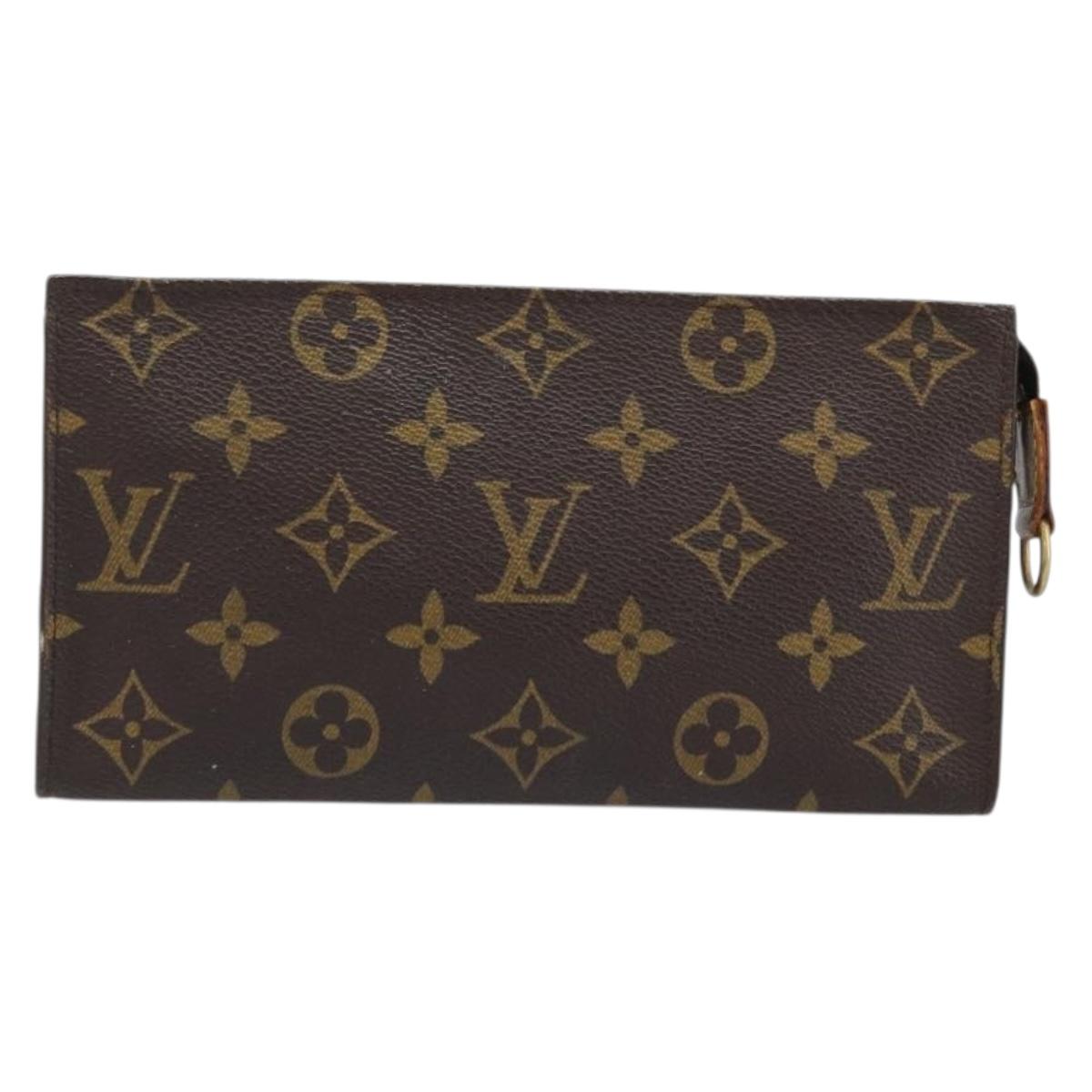 LOUIS VUITTON Monogram Bucket GM Accessory Pouch LV Auth BAZ320