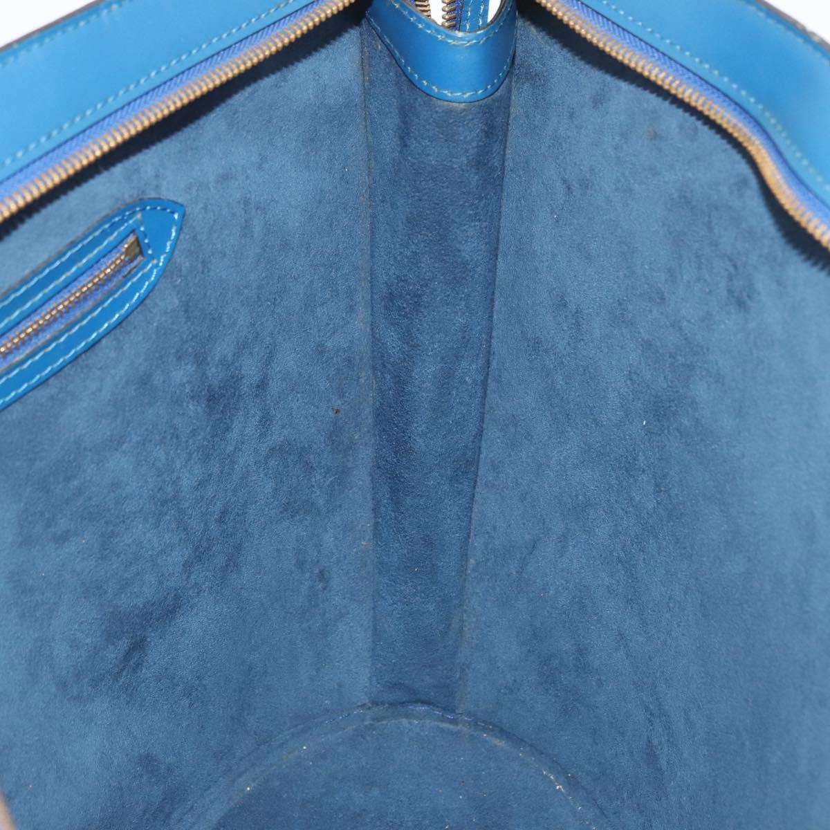 LOUIS VUITTON Epi Saint Jacques Shopping Shoulder Bag Blue M52275 LV Auth BAZ408