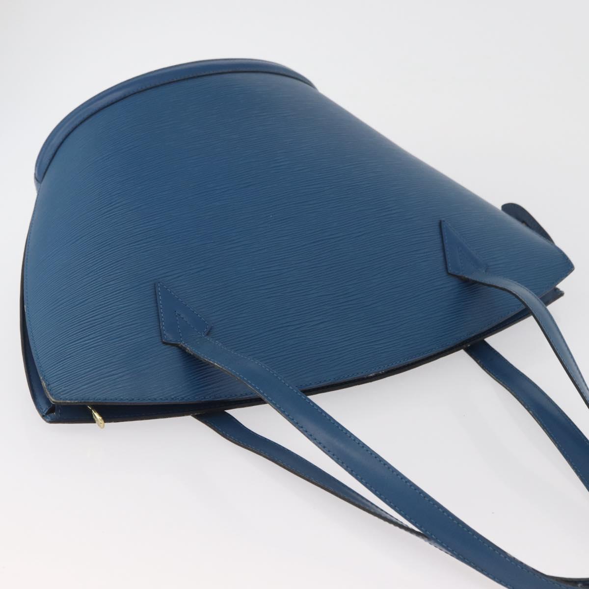 LOUIS VUITTON Epi Saint Jacques Shopping Shoulder Bag Blue M52275 LV Auth BAZ408