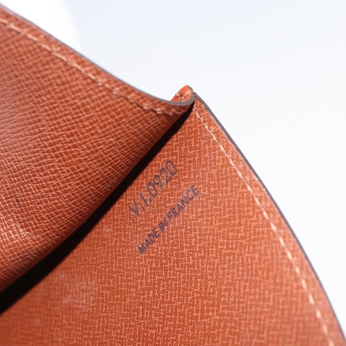 LOUIS VUITTON Epi Art Deco Clutch Bag Brown M52633 LV Auth BAZ420