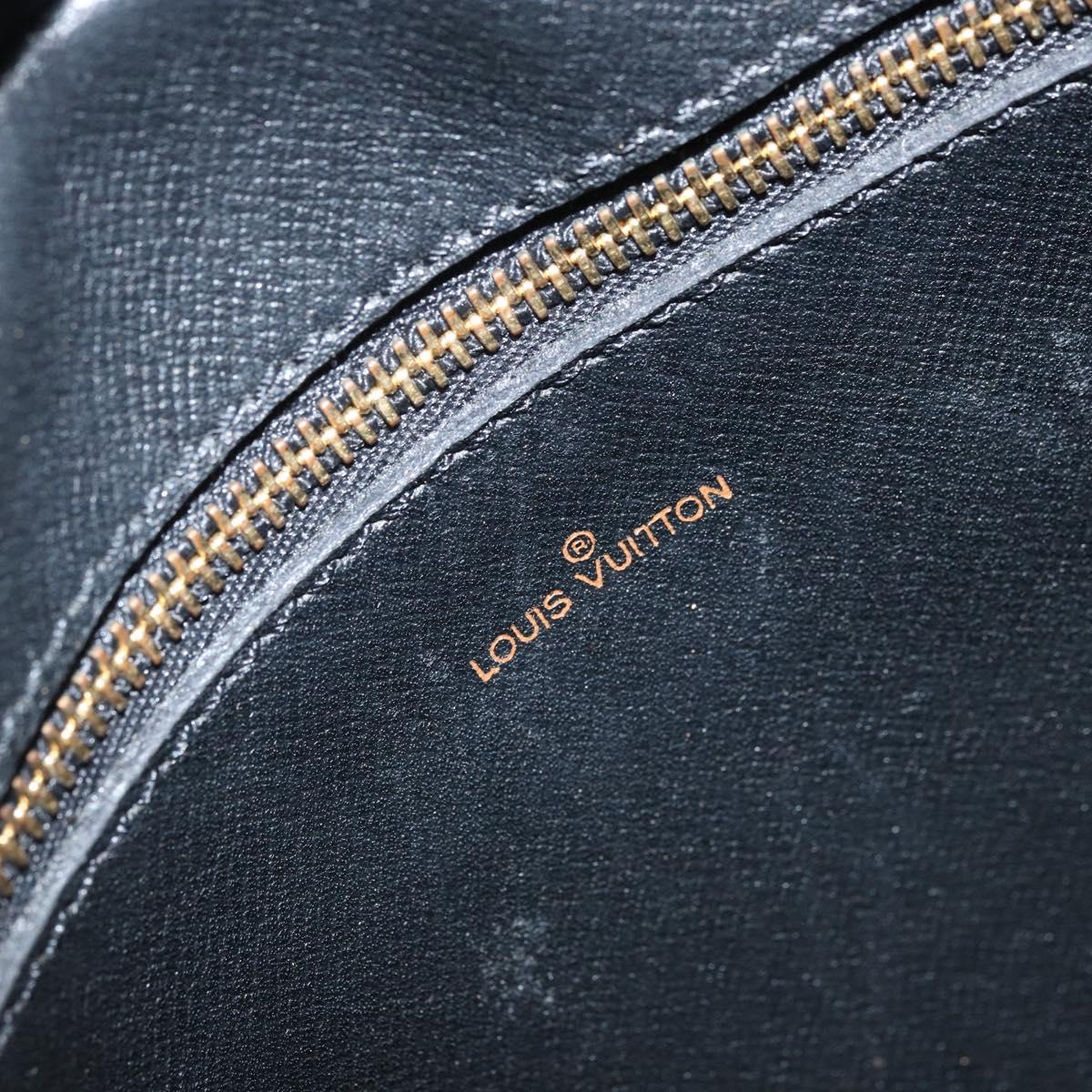 LOUIS VUITTON Epi Jeune Fille MM Shoulder Bag Black M52152 LV Auth BAZ421A