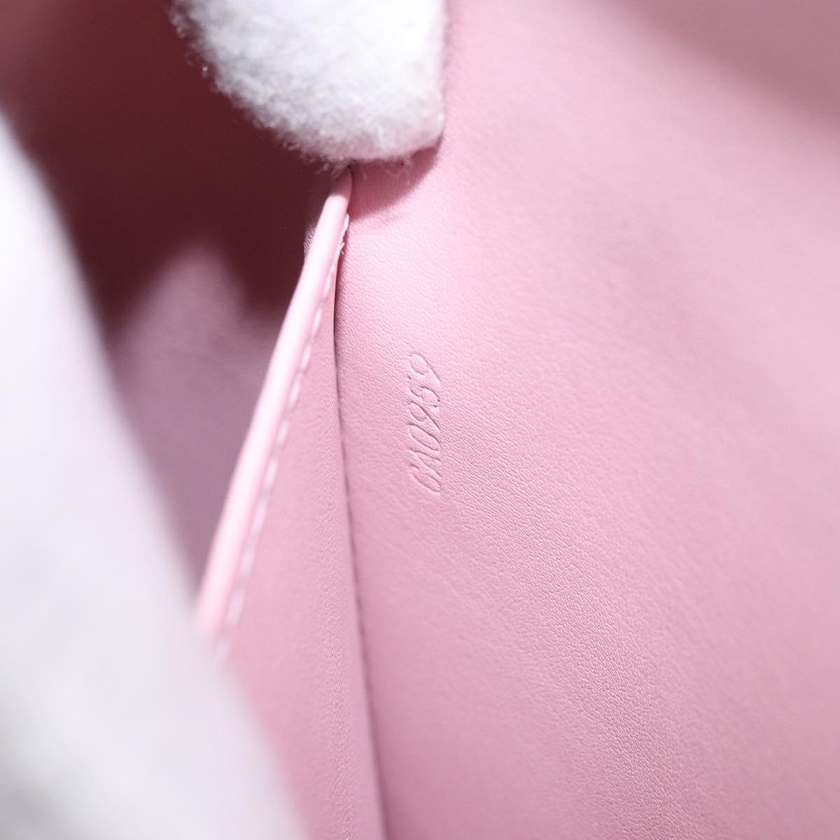 LOUIS VUITTON Monogram Vernis Columbus Bag Marshmallow Pink M91032 Auth BAZ428
