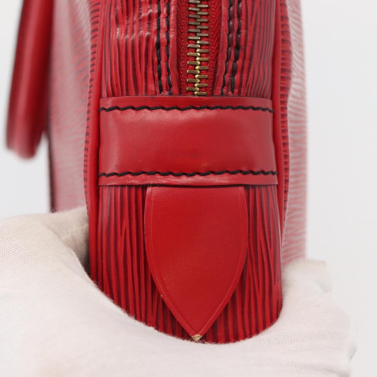 LOUIS VUITTON Epi Porte Documents Voyage Business Bag Red M54477 LV Auth BAZ449