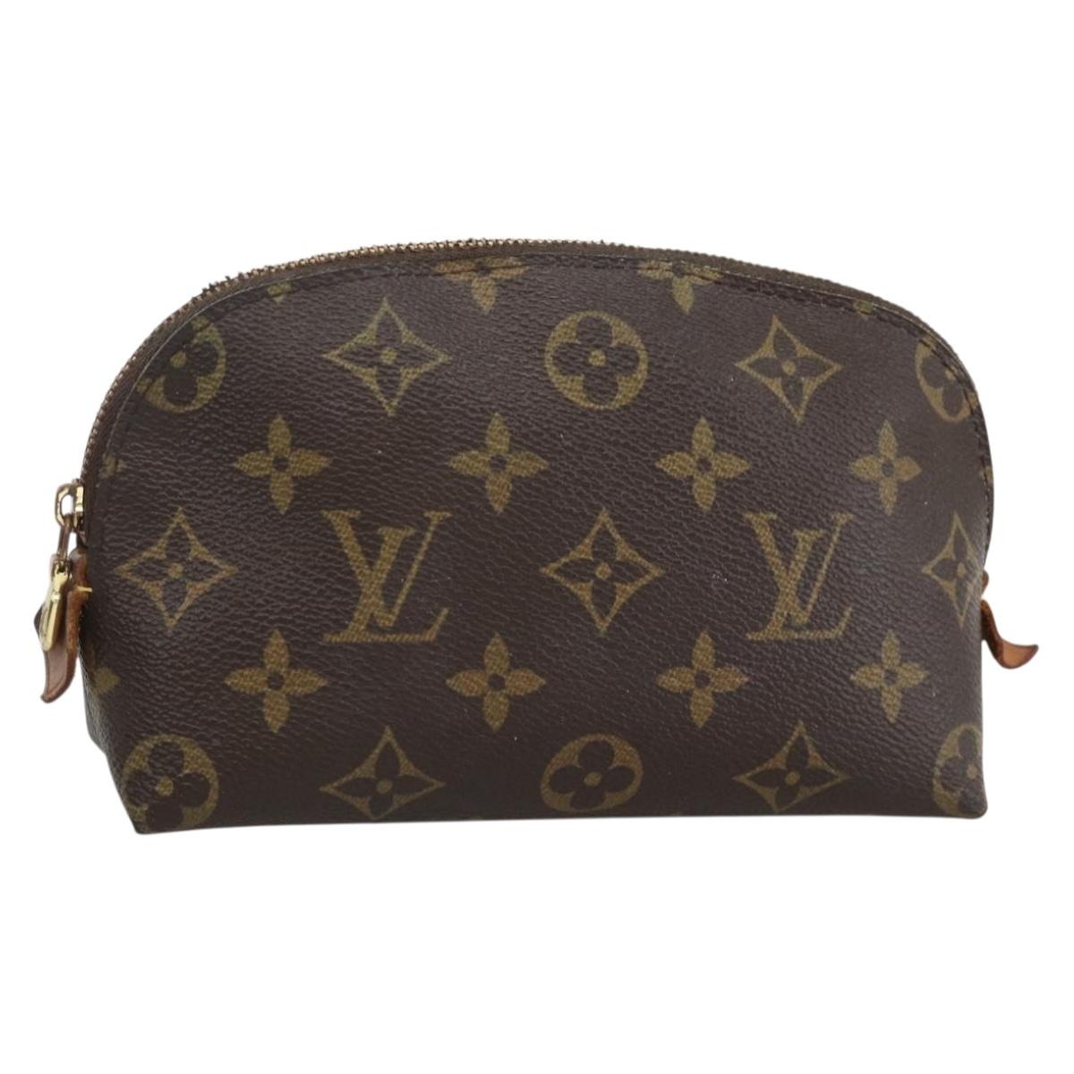 LOUIS VUITTON Monogram Pochette Cosmetic PM Pouch M43998 LV Auth BAZ462