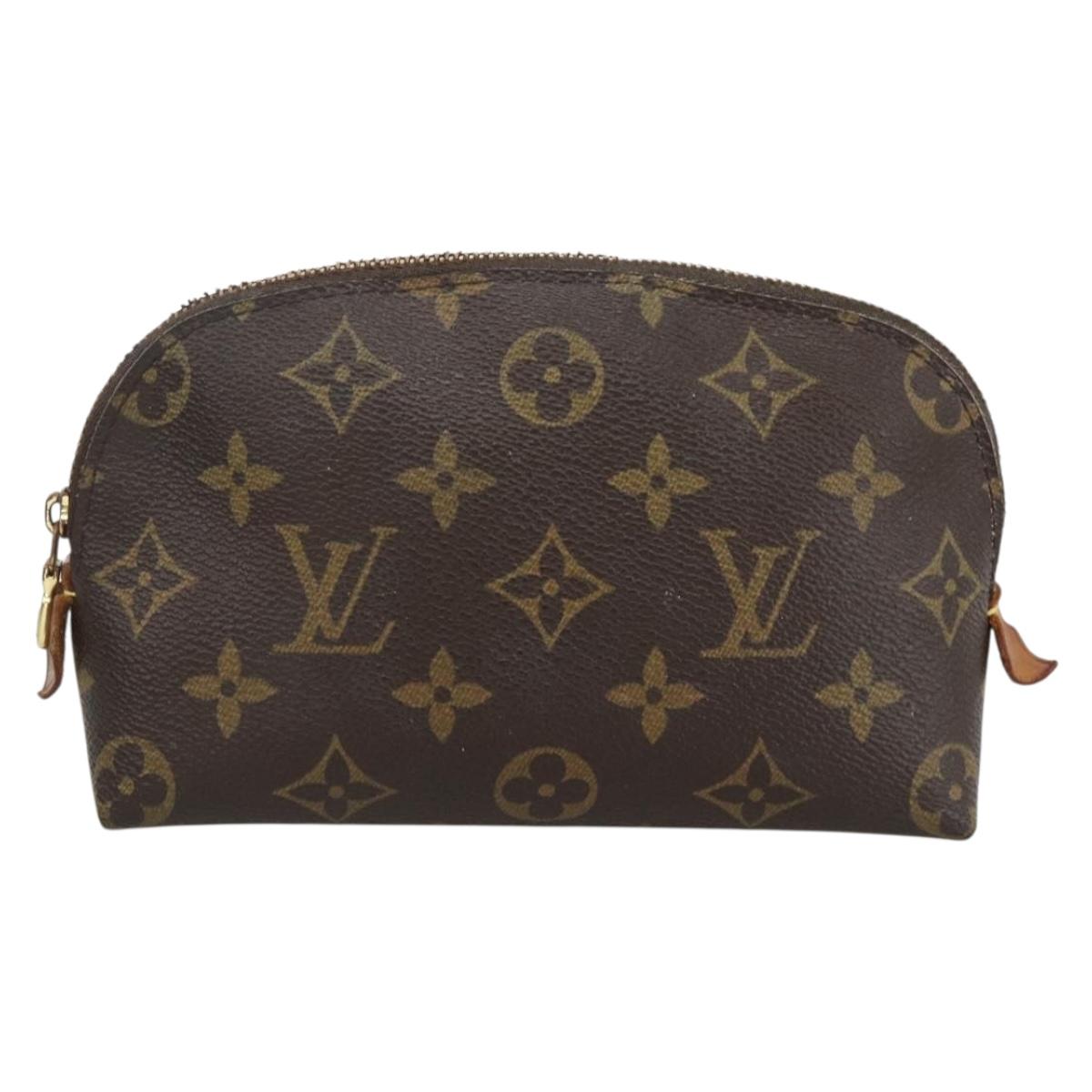 LOUIS VUITTON Monogram Pochette Cosmetic PM Pouch M43998 LV Auth BAZ462