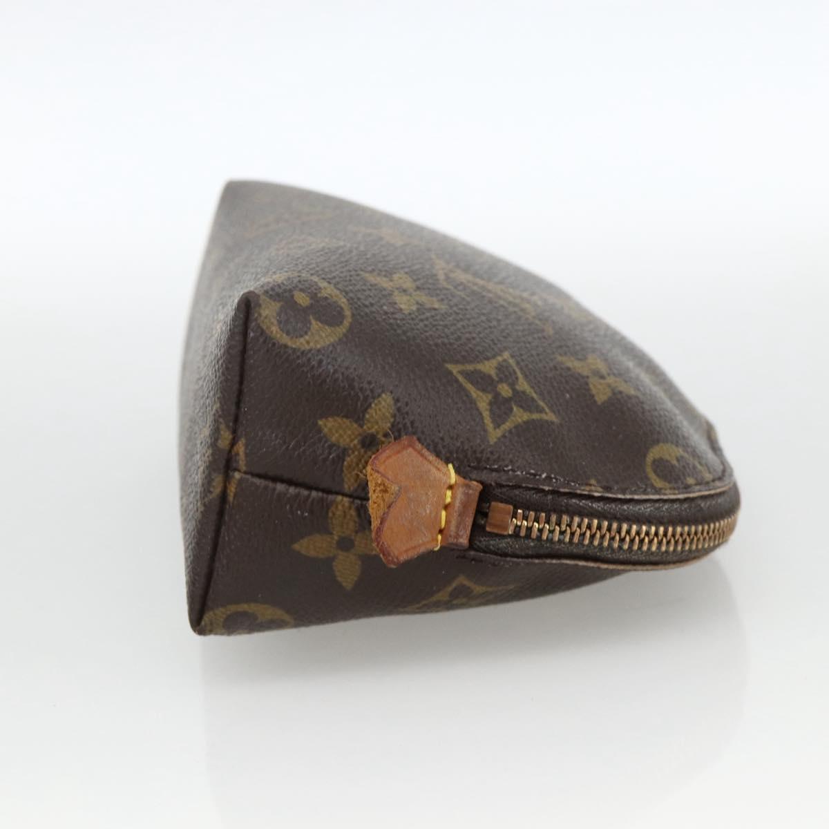 LOUIS VUITTON Monogram Pochette Cosmetic PM Pouch M43998 LV Auth BAZ462