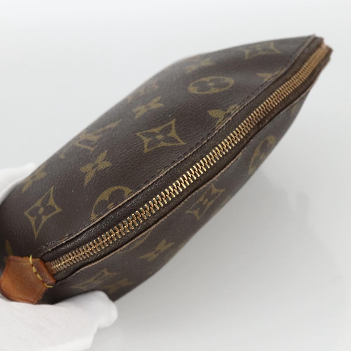 LOUIS VUITTON Monogram Pochette Cosmetic PM Pouch M43998 LV Auth BAZ462
