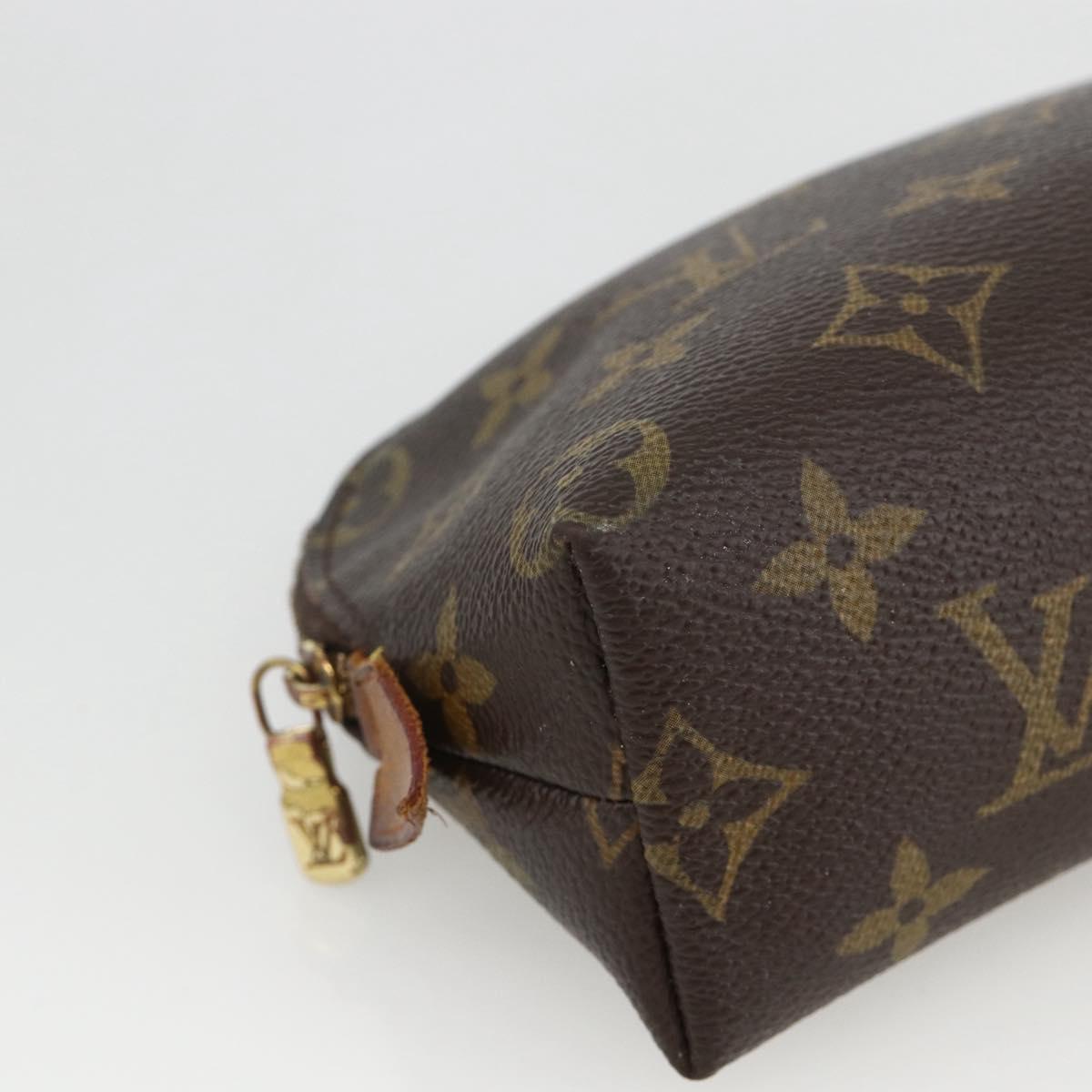 LOUIS VUITTON Monogram Pochette Cosmetic PM Pouch M43998 LV Auth BAZ462