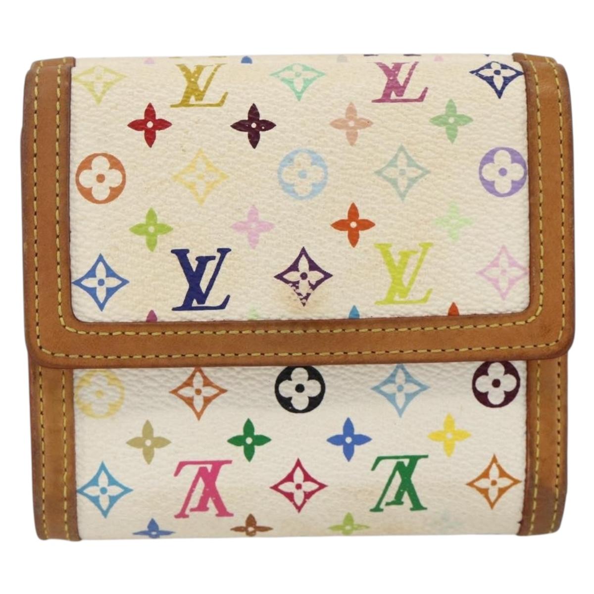 LOUIS VUITTON Multicolor Porte Monnaie Billets Cartes Credit M92983 Auth BAZ465