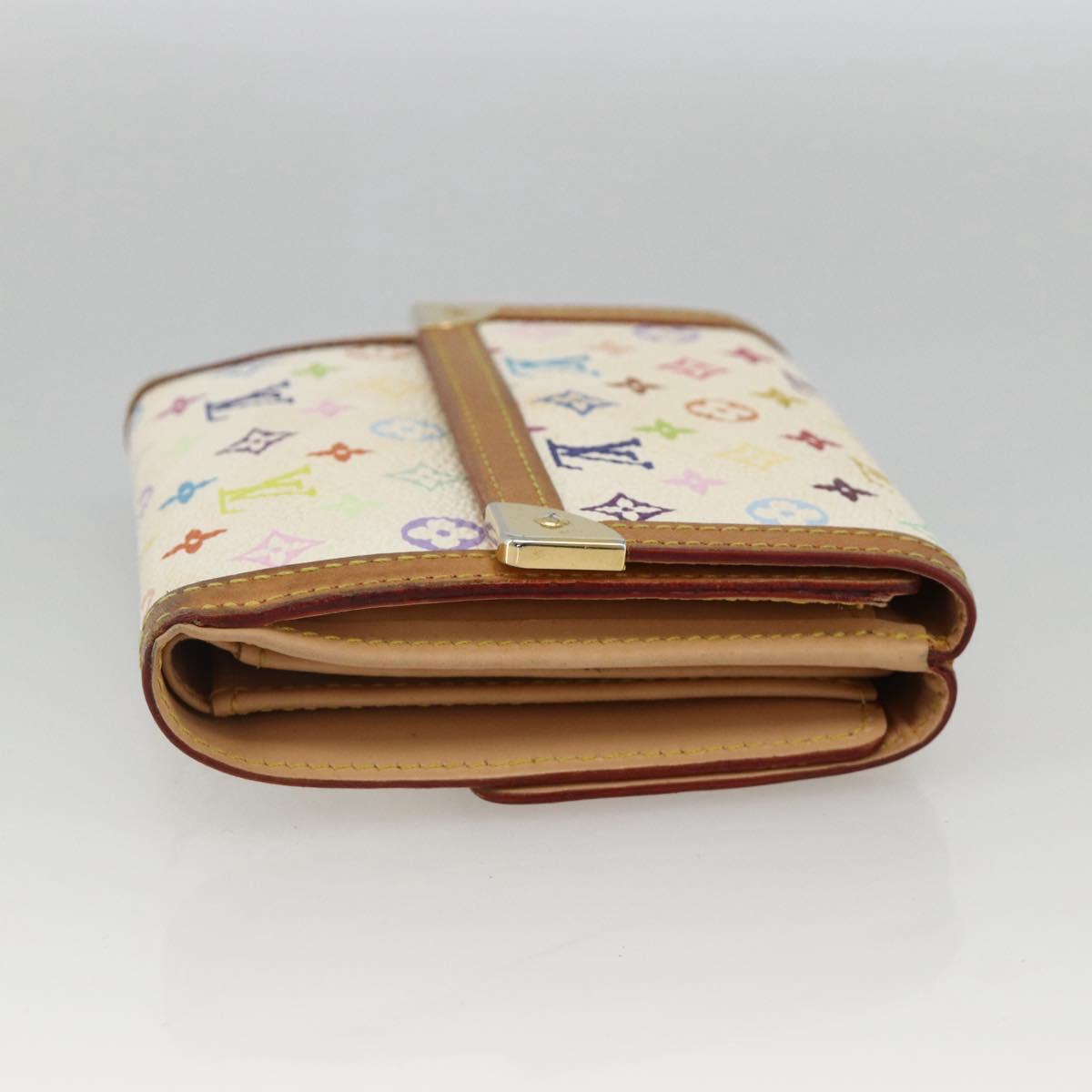 LOUIS VUITTON Multicolor Porte Monnaie Billets Cartes Credit M92983 Auth BAZ465