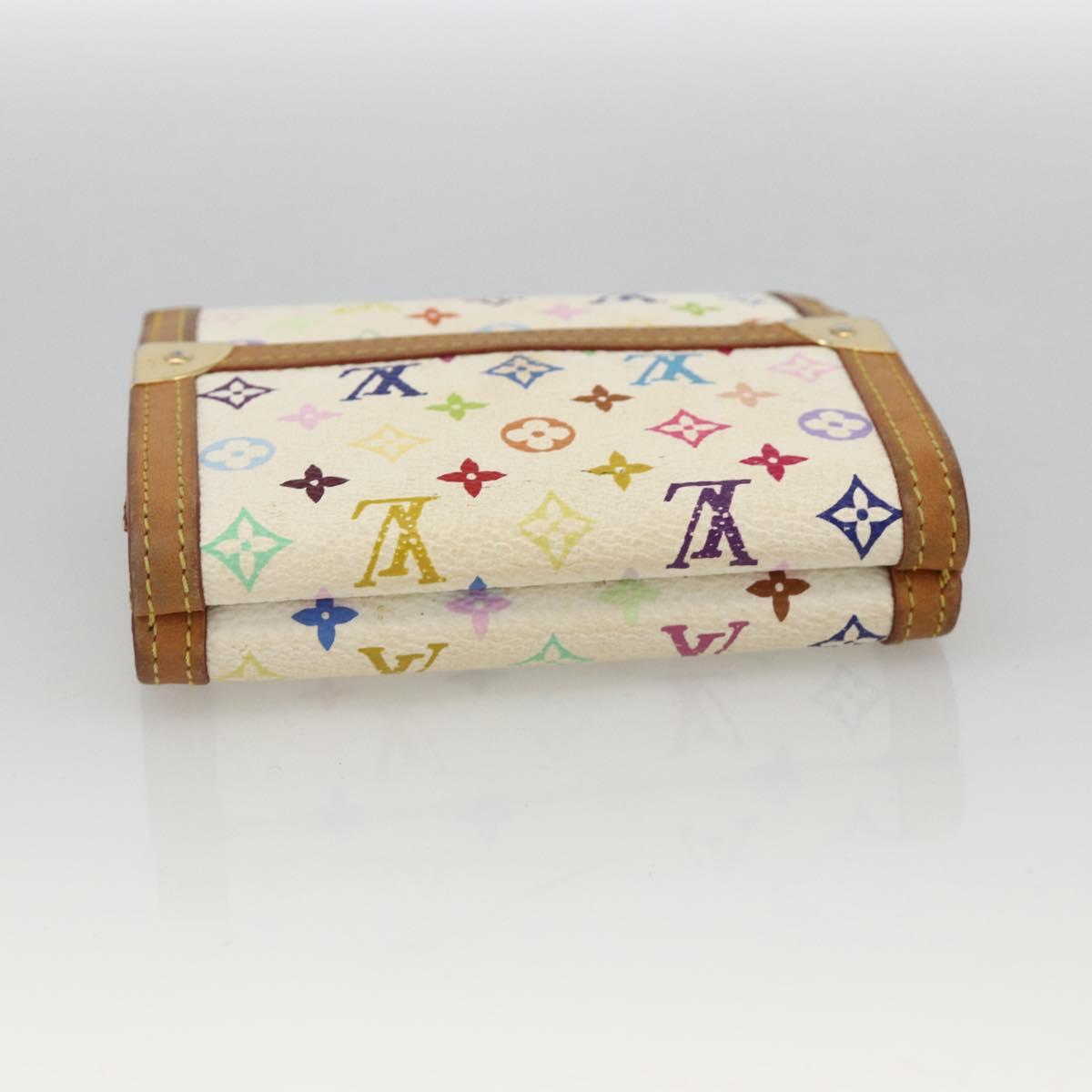 LOUIS VUITTON Multicolor Porte Monnaie Billets Cartes Credit M92983 Auth BAZ465