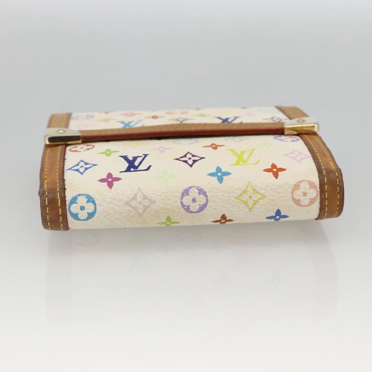 LOUIS VUITTON Multicolor Porte Monnaie Billets Cartes Credit M92983 Auth BAZ465
