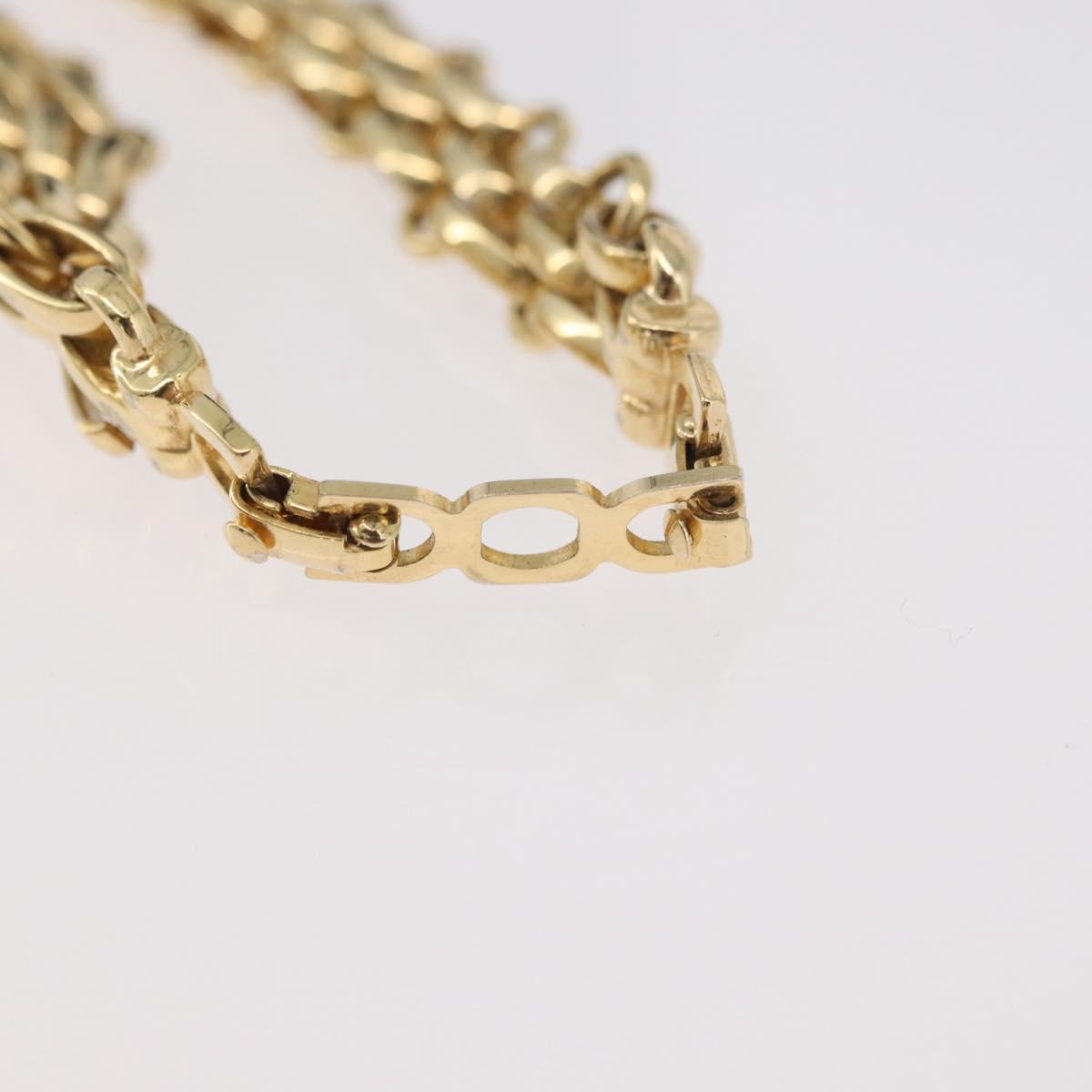Christian Dior Necklace metal Gold Tone Auth BAZ515V