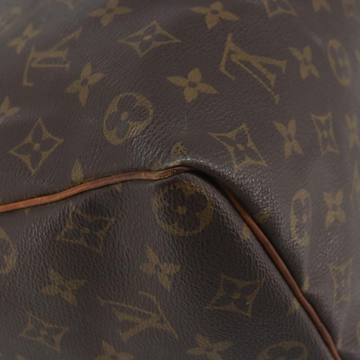 LOUIS VUITTON Monogram Speedy 35 Hand Bag M41524 LV Auth BAZ541