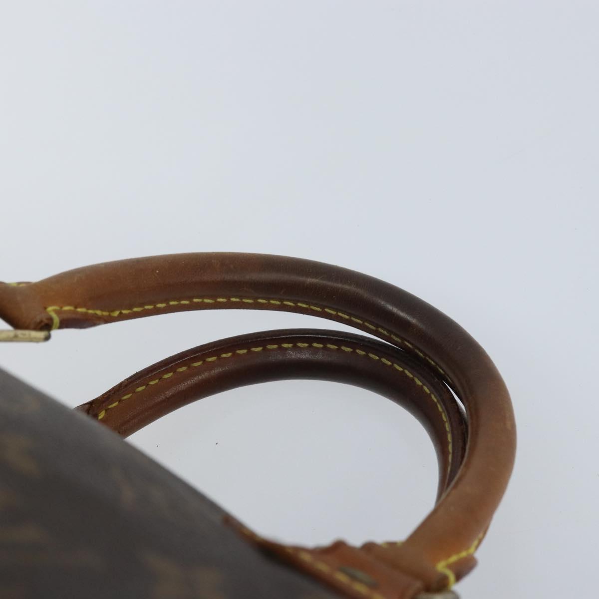 LOUIS VUITTON Monogram Speedy 35 Hand Bag M41524 LV Auth BAZ541