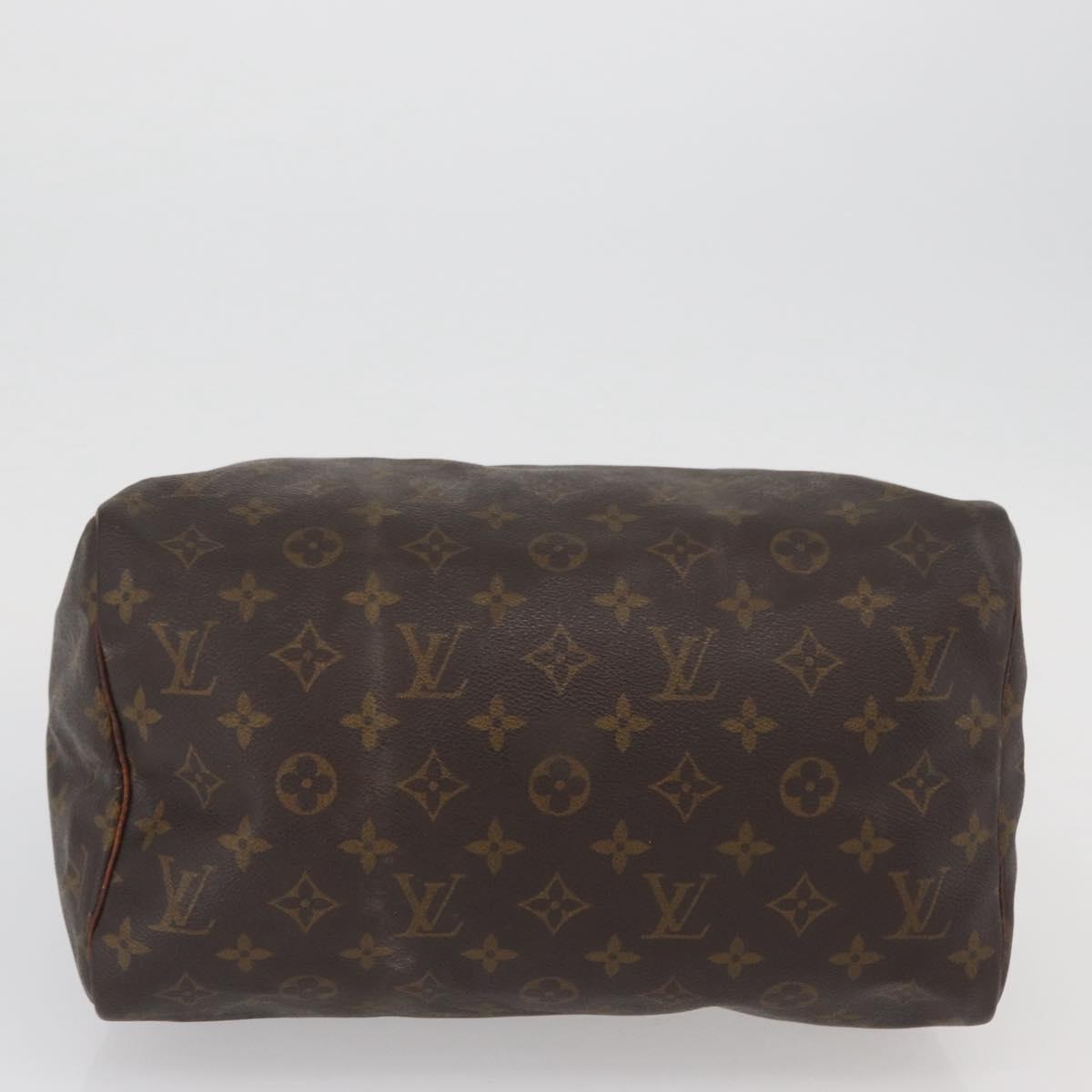 LOUIS VUITTON Monogram Speedy 30 Hand Bag M41526 LV Auth BAZ542