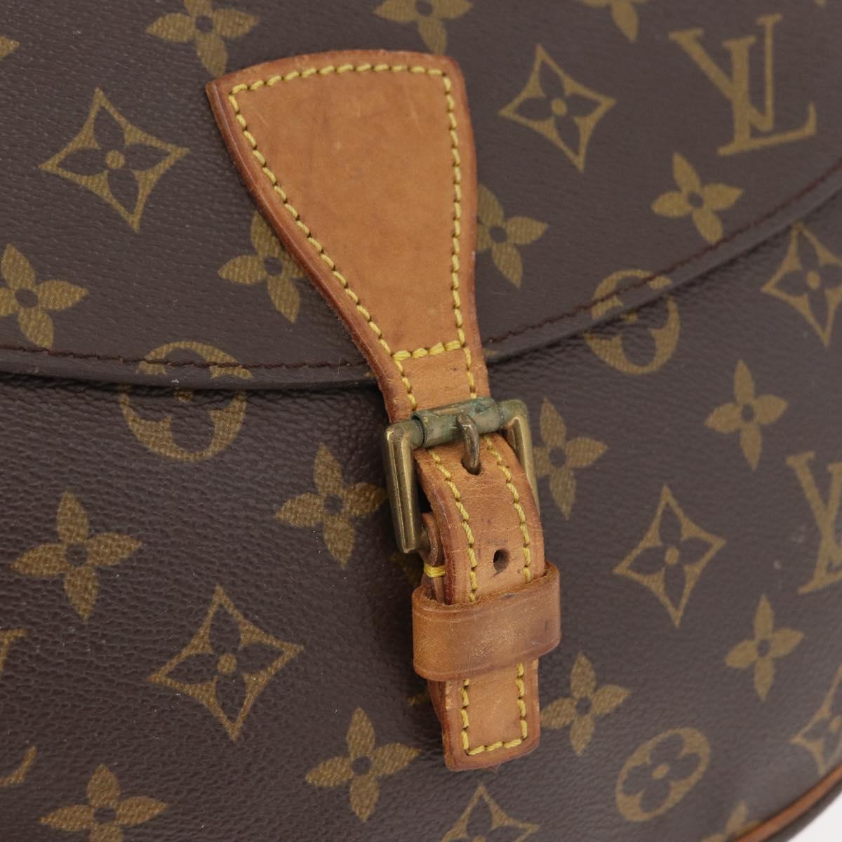 LOUIS VUITTON Monogram Jeune Fille MM Shoulder Bag M51226 LV Auth BAZ545