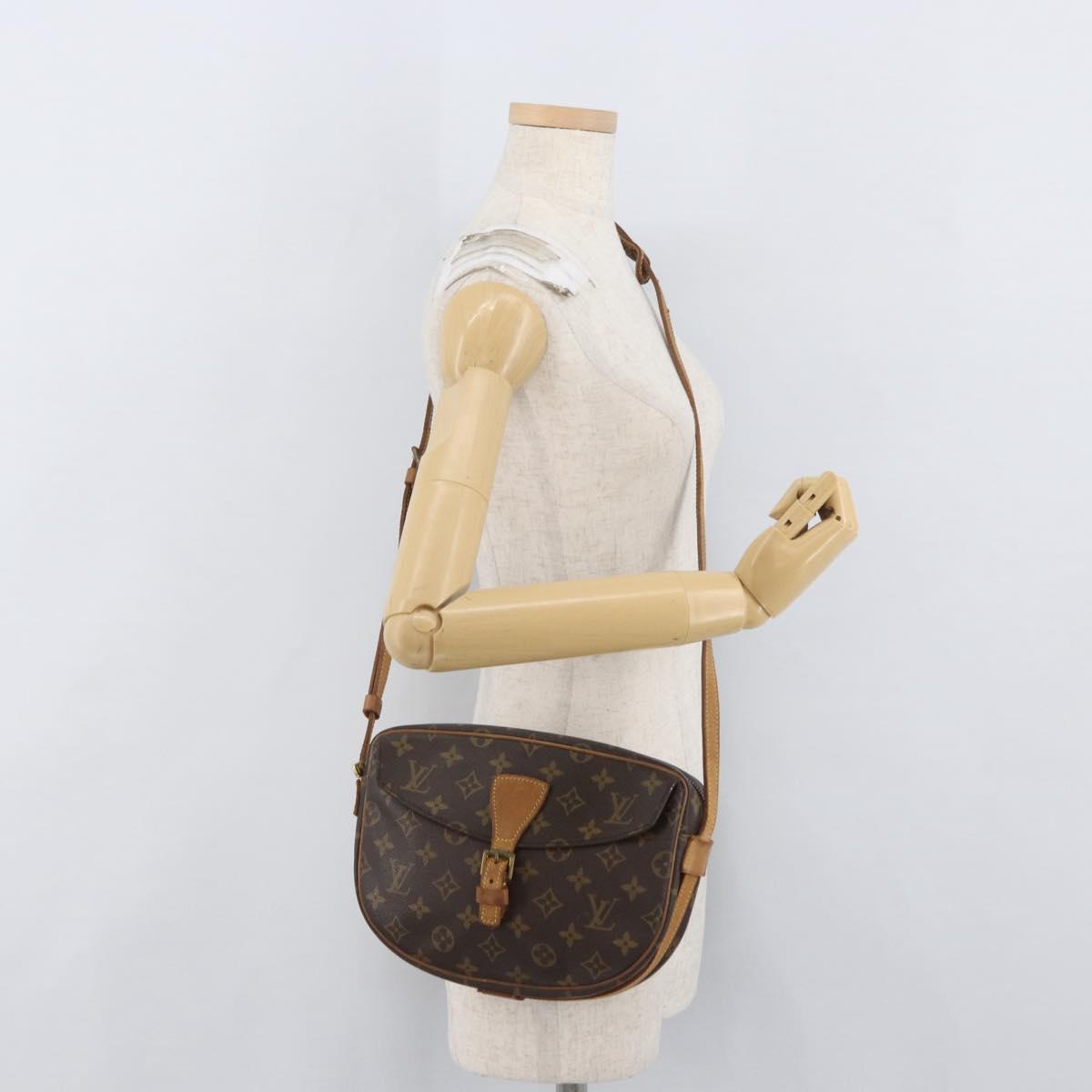 LOUIS VUITTON Monogram Jeune Fille MM Shoulder Bag M51226 LV Auth BAZ545
