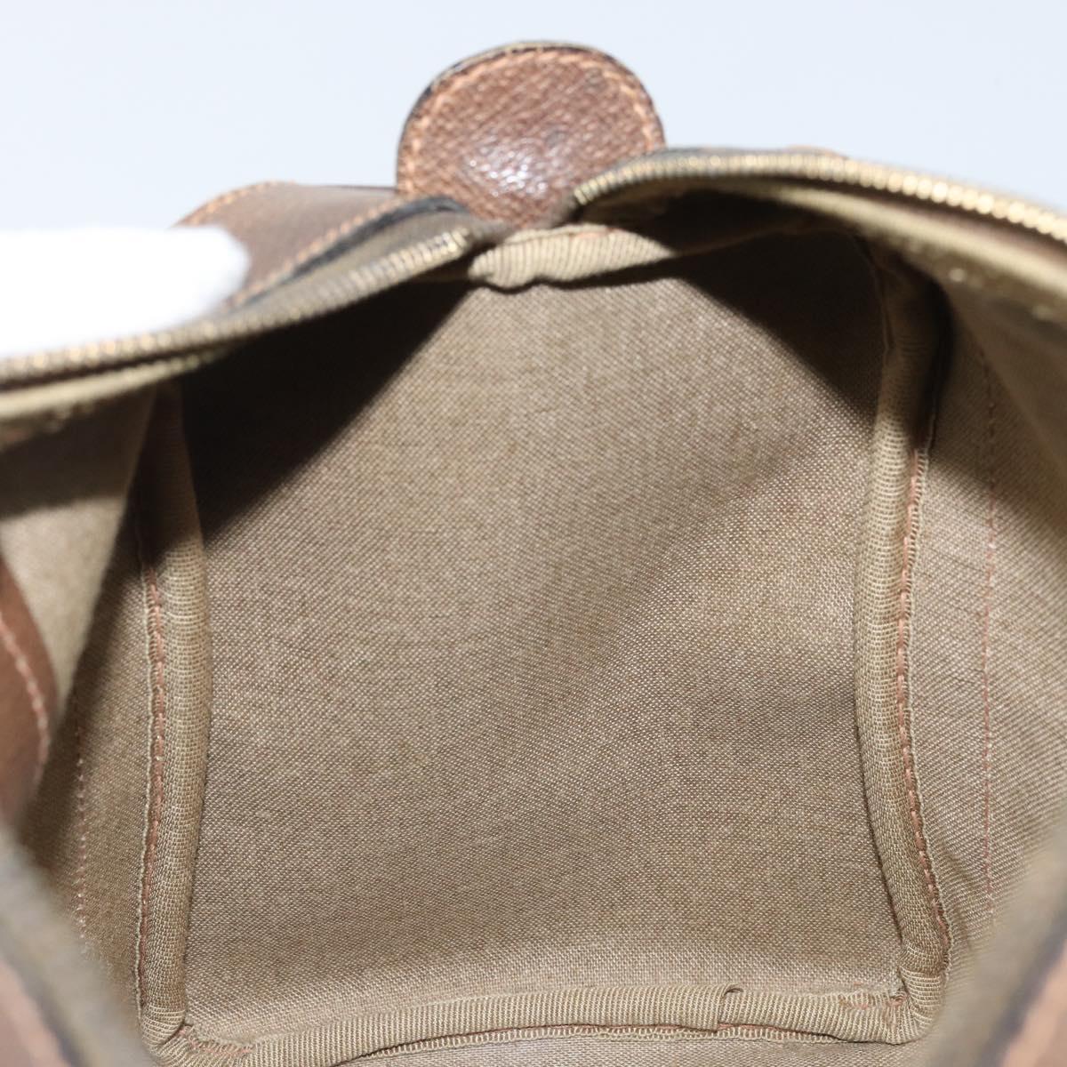 GUCCI GG Supreme Web Sherry Line Boston Bag PVC Beige 02 98 8 0468 Auth BAZ555