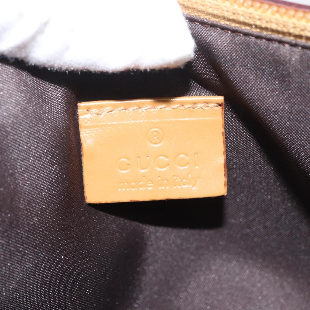 GUCCI Accessory Pouch Suede Pink Gold 039 1103 Auth BAZ567