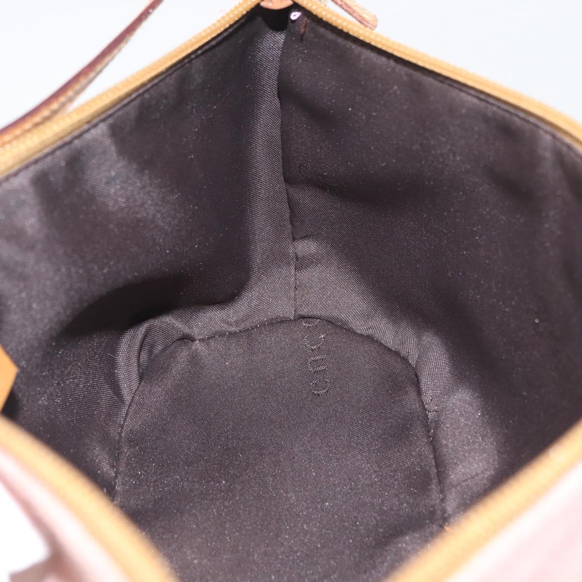 GUCCI Accessory Pouch Suede Pink Gold 039 1103 Auth BAZ567