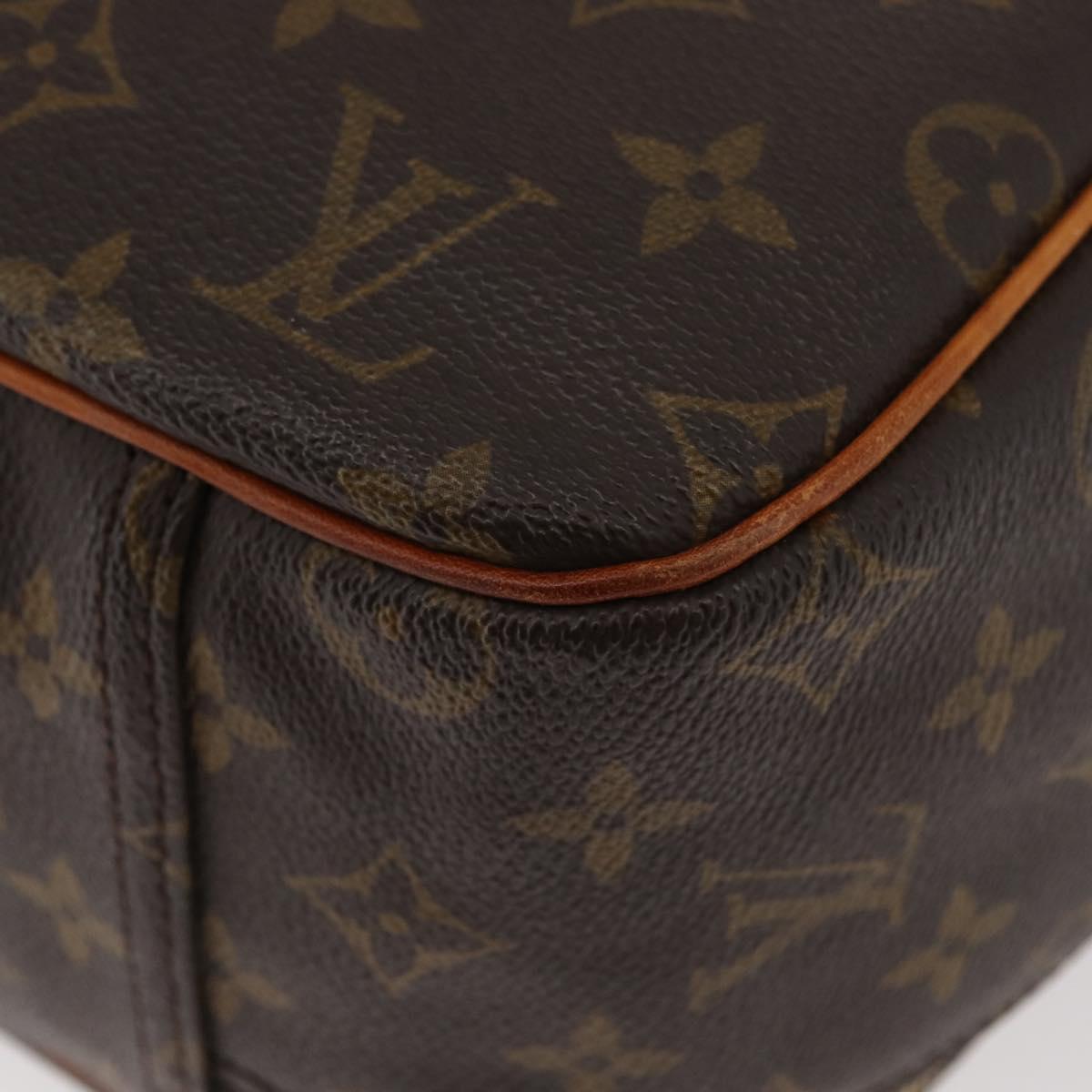 LOUIS VUITTON Monogram Excursion Hand Bag M41450 LV Auth BAZ587A