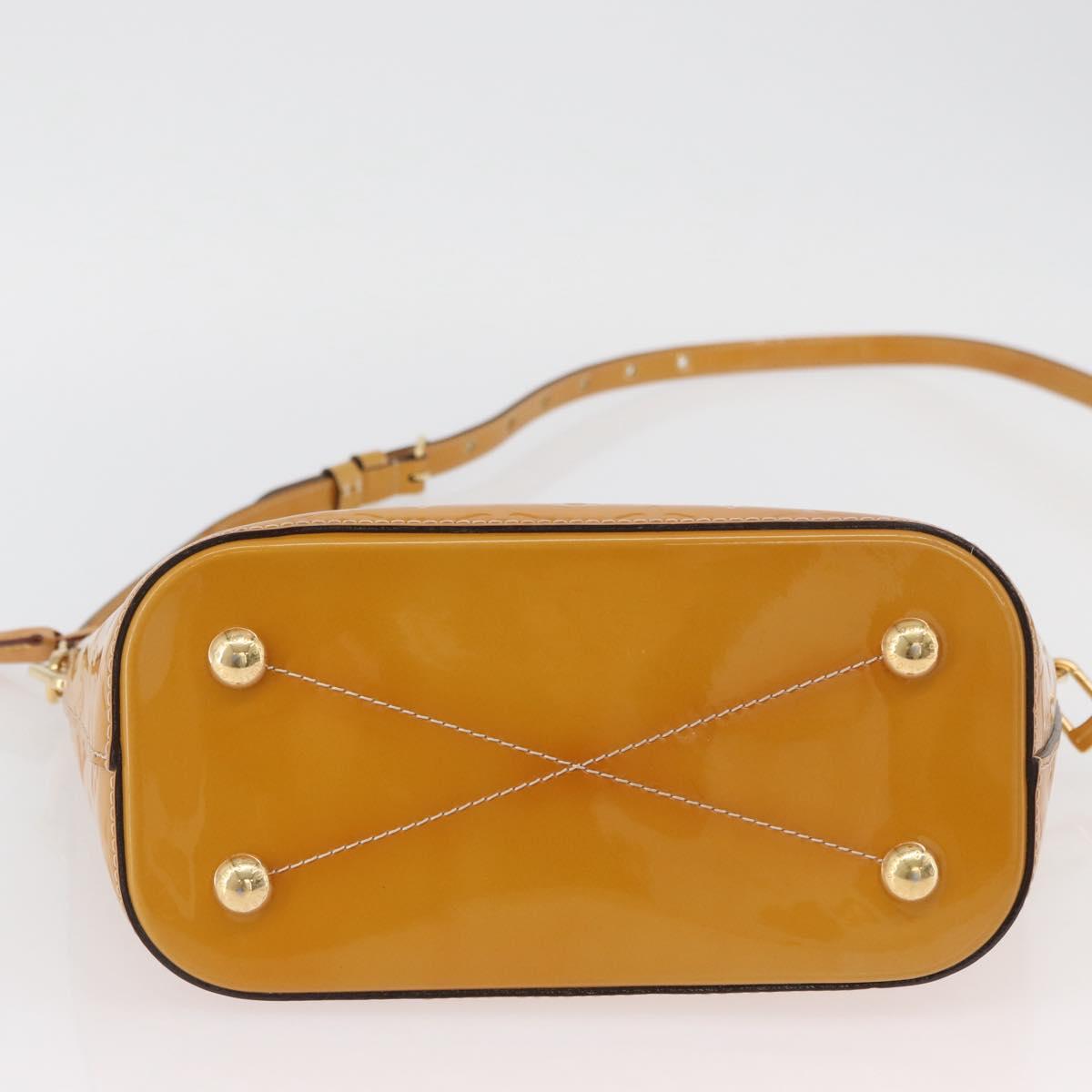 LOUIS VUITTON Vernis Montebello PM Hand Bag 2way Dunne M90167 LV Auth BAZ599