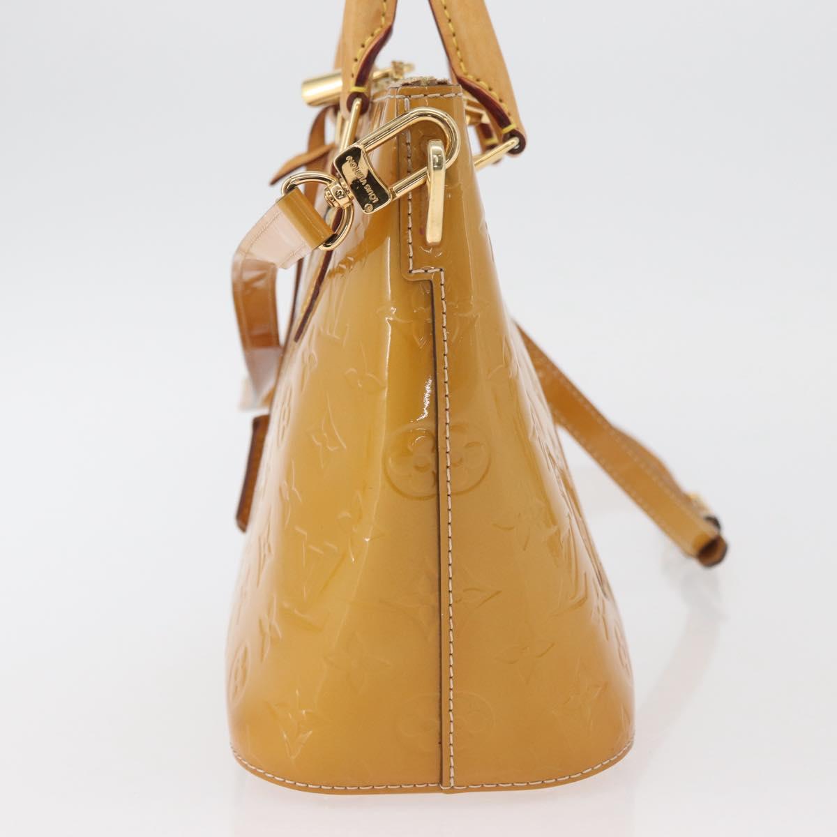 LOUIS VUITTON Vernis Montebello PM Hand Bag 2way Dunne M90167 LV Auth BAZ599