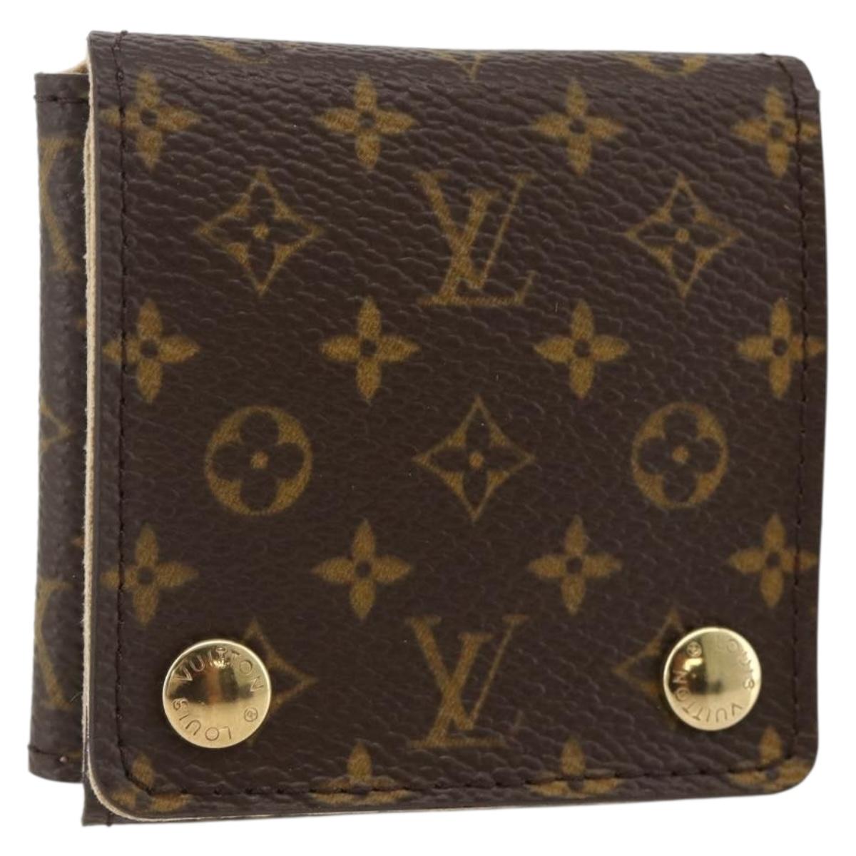 LOUIS VUITTON Monogram Accessory Case Jewelry Box LV Auth BAZ606A