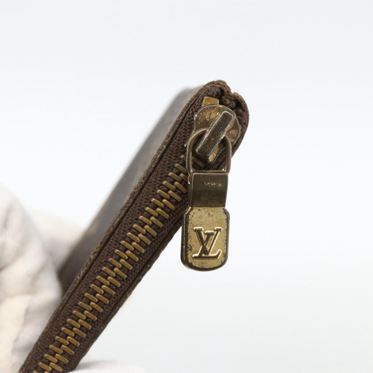 LOUIS VUITTON Monogram Pochette Cles Coin Purse M62650 LV Auth BAZ607