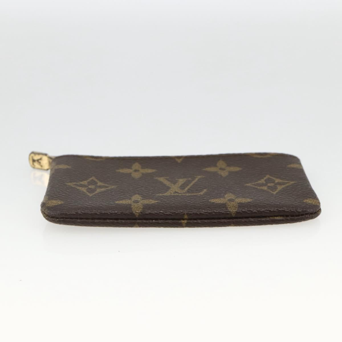 LOUIS VUITTON Monogram Pochette Cles Coin Purse M62650 LV Auth BAZ607