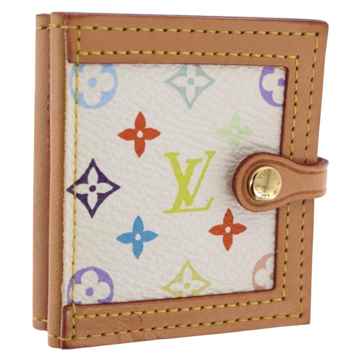 LOUIS VUITTON Multicolor Porto Photo 4 Vole Photo Case White M58005 Auth BAZ610V