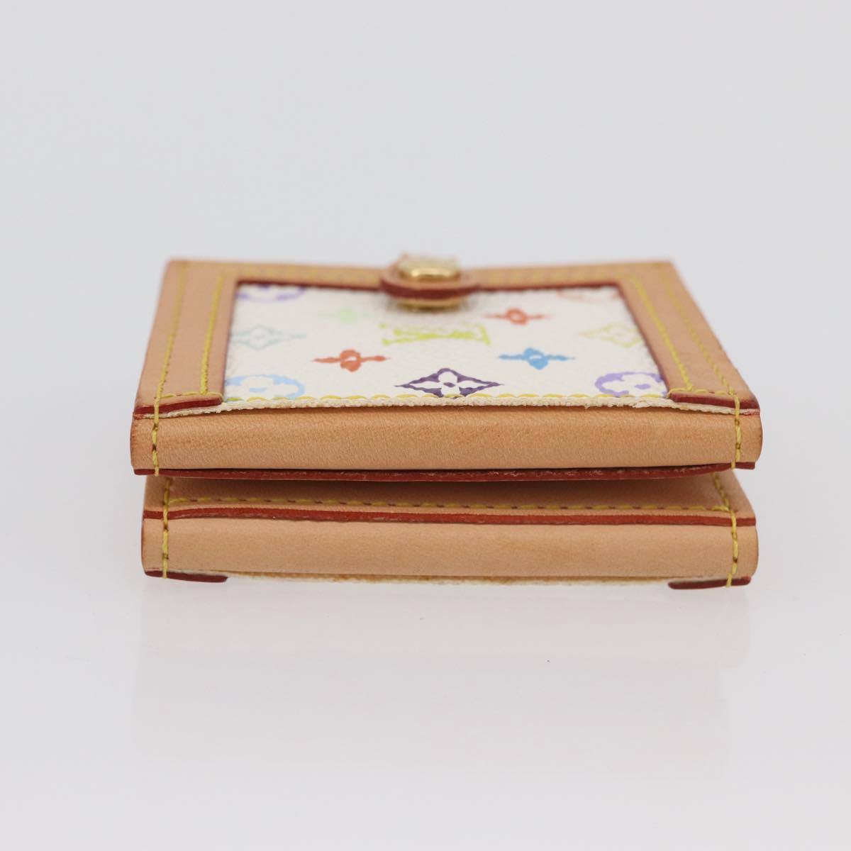 LOUIS VUITTON Multicolor Porto Photo 4 Vole Photo Case White M58005 Auth BAZ610V