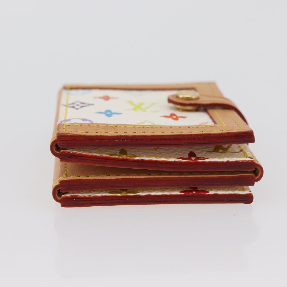 LOUIS VUITTON Multicolor Porto Photo 4 Vole Photo Case White M58005 Auth BAZ610V