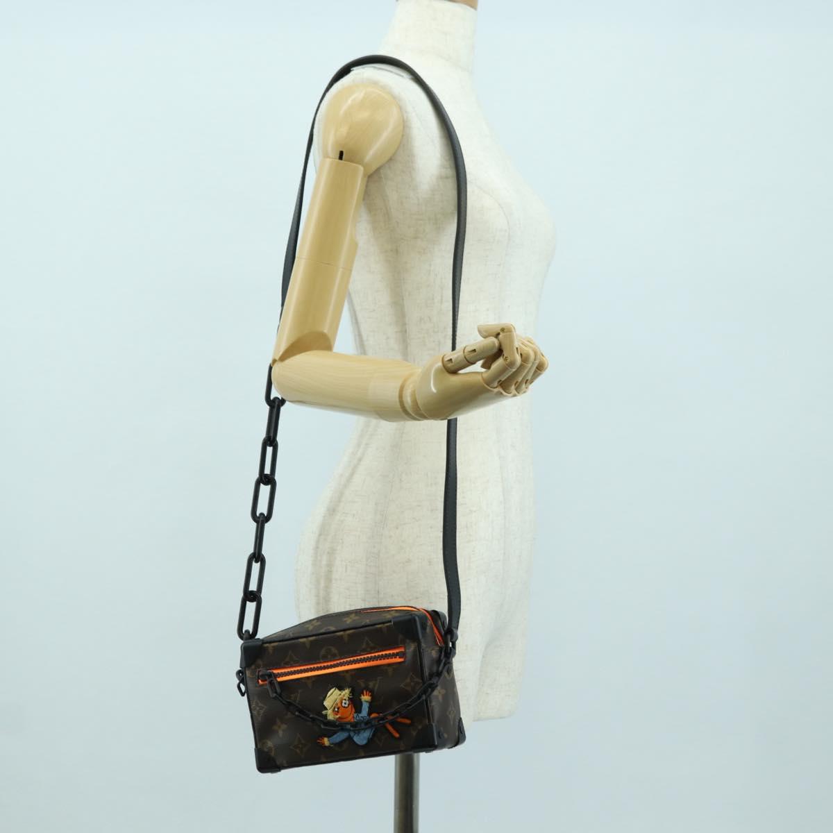 LOUIS VUITTON Monogram Soft Trunk LV Friend Shoulder Bag M80159 Auth BAZ612SAM