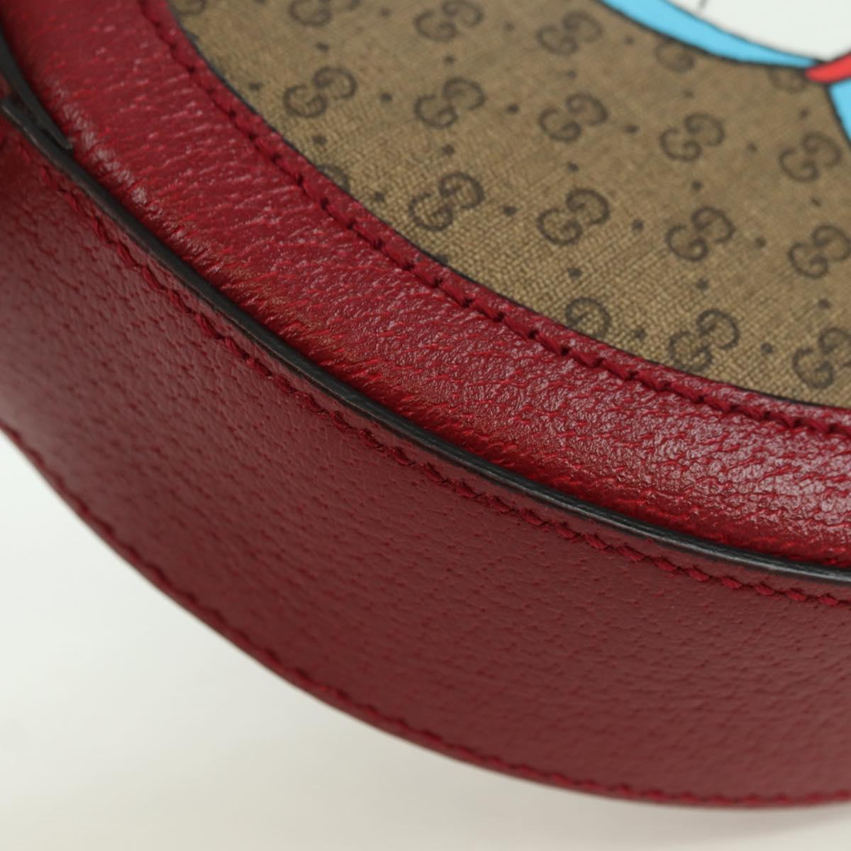 GUCCI Micro GG Supreme Doraemon x Fujiko-Pro Bag PVC Beige 625216 Auth BAZ631SM