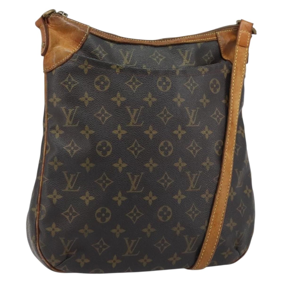 LOUIS VUITTON Monogram Odeon MM Shoulder Bag M56389 LV Auth BAZ643