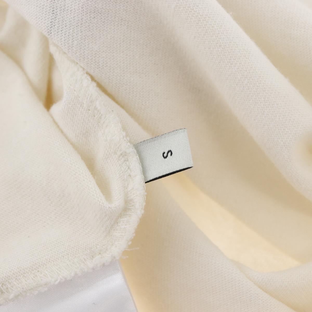GUCCI Short Sleeved T Shirt Cotton White Auth BAZ660A