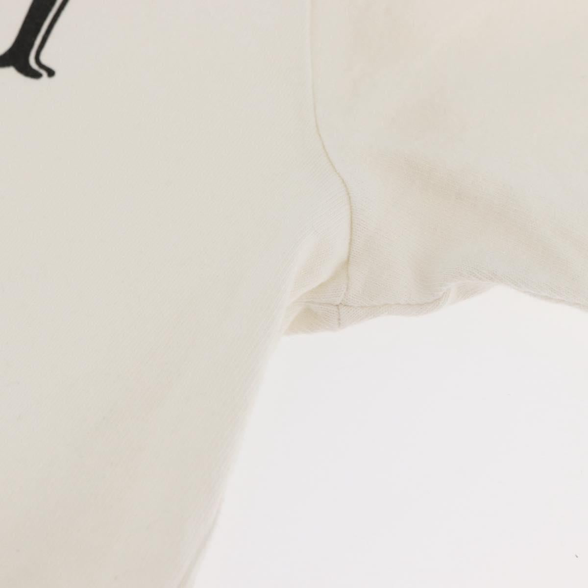 GUCCI Short Sleeved T Shirt Cotton White Auth BAZ660A